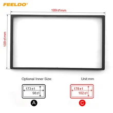 FEELDO Car DVD/CD Radio Stereo Fascia Panel Frame Adaptor Fitting Kit For Honda FIT(Jazz) #AM4406