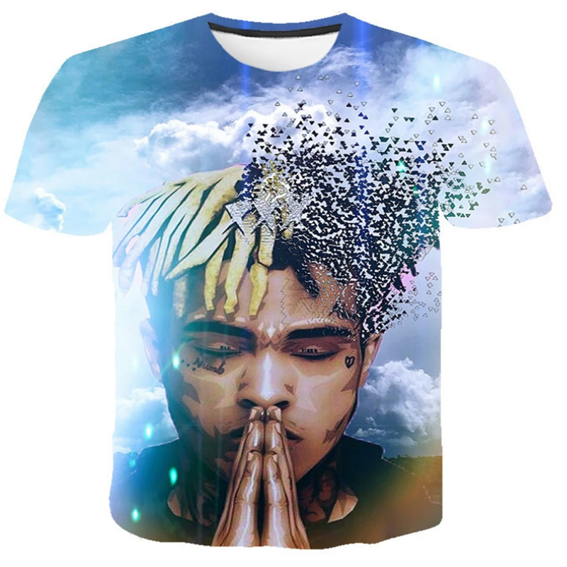

New 3D printed compression shirt T-shirt hip hop boy summer casual short-sleeved men and women couple quick-drying T-shirt