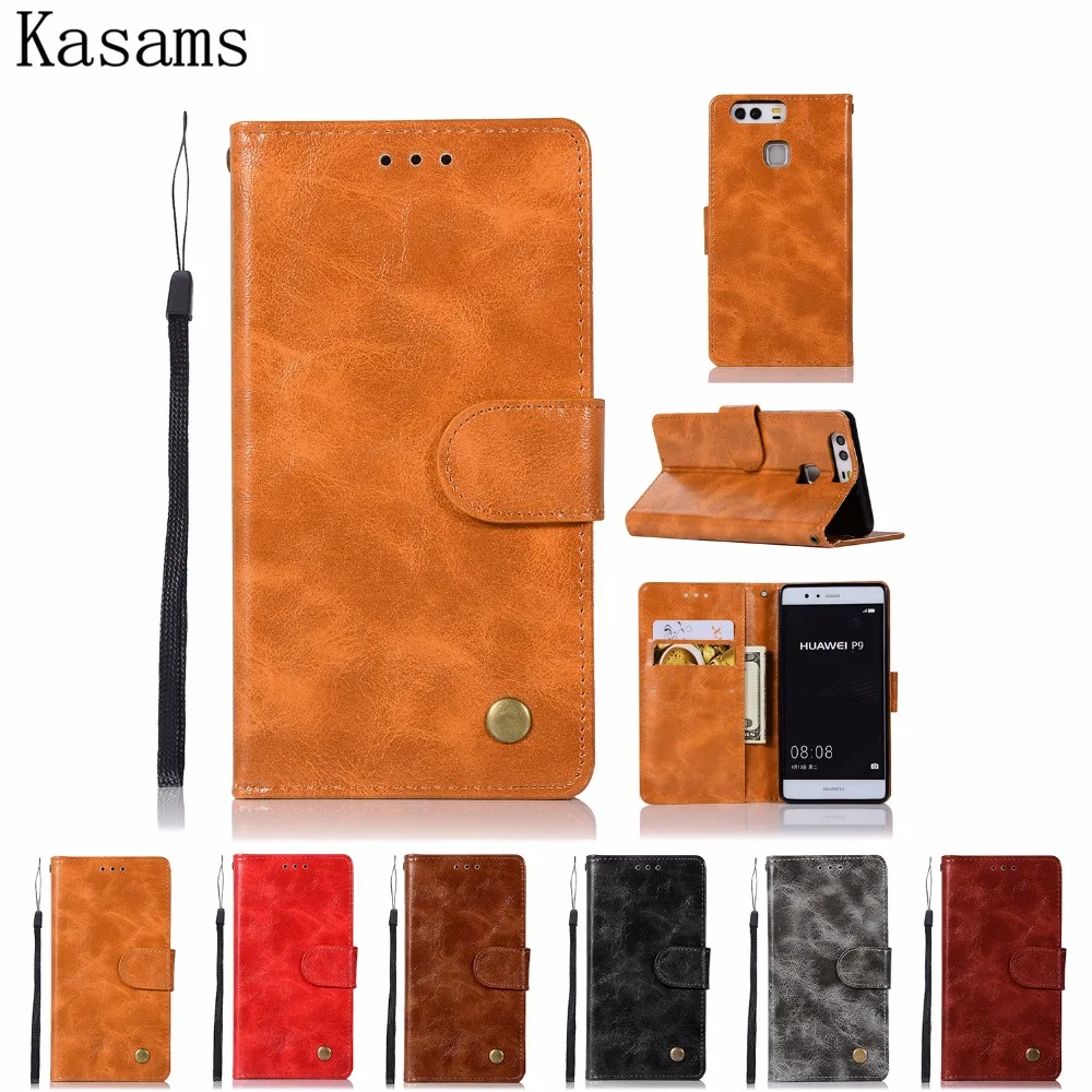 Luxury Retro Case For Huawei P9 Lite P9Lite G9 Lite Flip