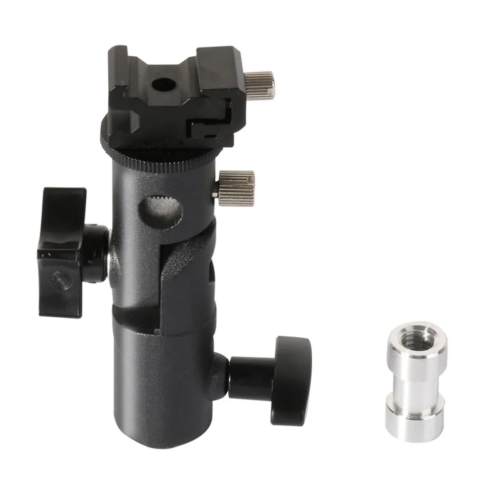  2Pack Camera Flash Speedlite Mount Swivel Light Stand Bracket with Umbrella Reflector Holder for ca