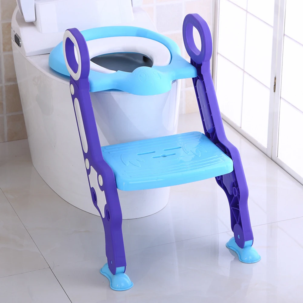  Portable Baby Pot for Kids Folding Baby Baby Toilet Seat With Adjustable Ladder Children's Potty Bo