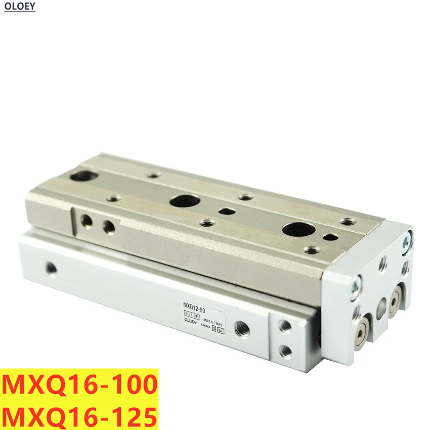 

MXQ16-100 MXQ16-125 AS-AT-A CS-CT-C BS-BT Bore:16mm SMC Type Slide table Double Acting Pneumatic Air cylinders component