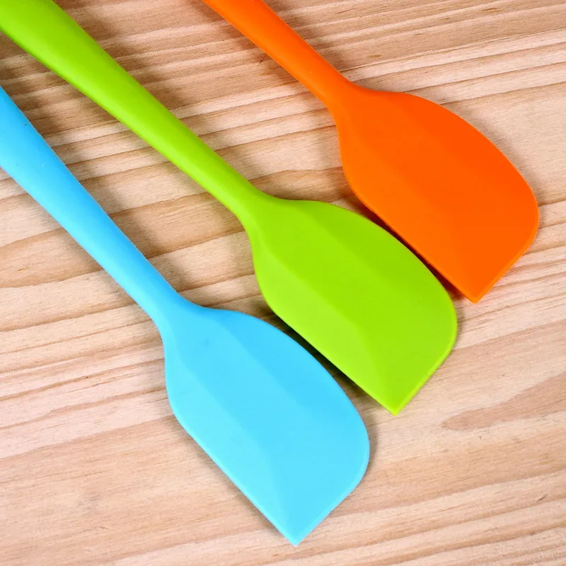 Random Color Kitchen Silicone Cream Butter Cake Spatula Mixing Batter