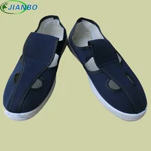 Manufacturers Provide Antistatic Canvas Four Eye Shoes Dust-Free Workshop PVC Bottom Breathable Sneakers Work Anti-static Shoes
