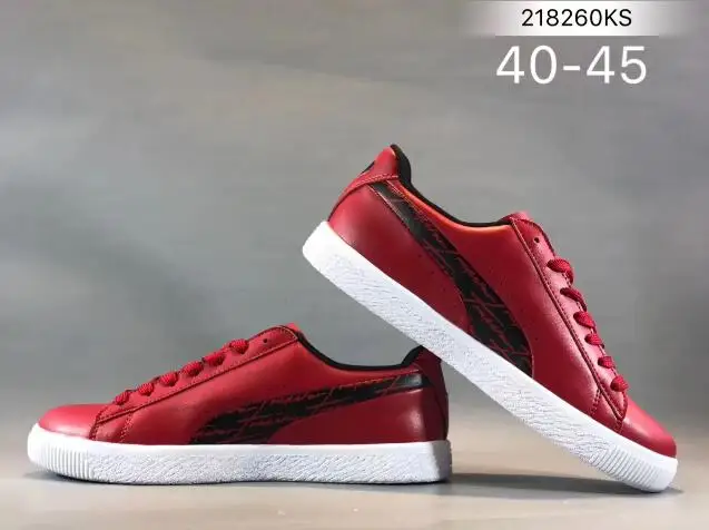 

New Arrival Puma Clyde Core L Foil JR Men's shoes Breathable Sneakers Badminton Shoes size40-44