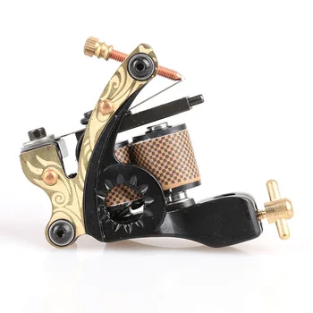 

2019 Tattoo Machine For Liner Shader Wire Cutting 8 Wraps Coil Professional Steel Liner Shader Professional Makeup Body Artist