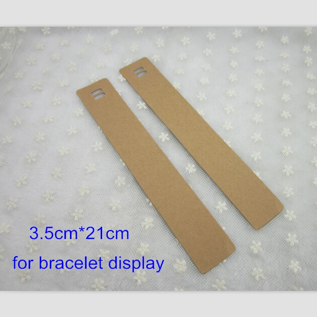 

200 pcs Kraft Cardboard For Bracelet,Brown Color Bracelet Display Cardboard,3.5cm*21cm,Cardboard Bracelet Card
