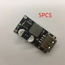 5 шт. power модуль питания 6V-32V12V24V до QC3.0 Быстрая зарядка один usb зарядка конвертер доска для iPhone huawei FCP