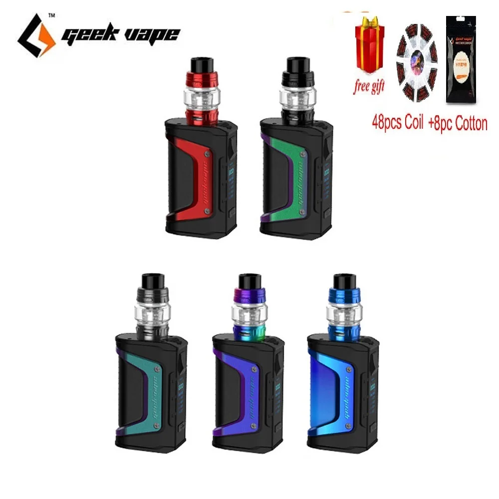 

Free Gift! New Color Geekvape Aegis Legend 200W TC Kit with 4ml Alpha Tank & All-new AS Chipset & Waterproof E-cig Vape Kit