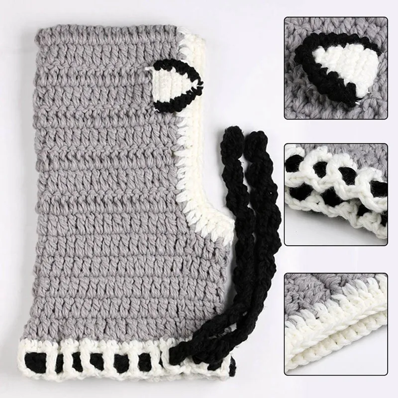 Children s Accessories Animal Shawl Hat Autumn Winter Wool Knitted Cap Scarf Baby Shawl Boys Girls Kid Hooded Cloak Hat