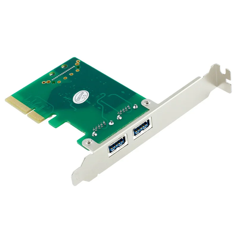 ULT-Best 2 puertos USB 3,0 a PCI Express controlador tarjeta soporte pci-e 4x a USB3.0 añadir en tarjetas adaptador