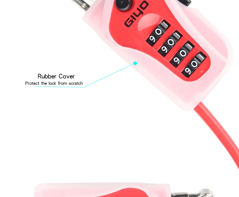 Велосипедный замок 4 цифровой код Комбинации Велосипедные замки безопасности замок 2m противоугонная система Комбинации кабель спиральный велосипед велосипедный замок