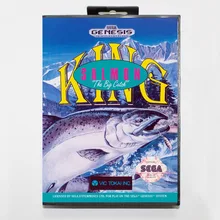 16 бит MD карточная игра-kingsalomonthebigcatch с розничной коробке для Sega бытие системы