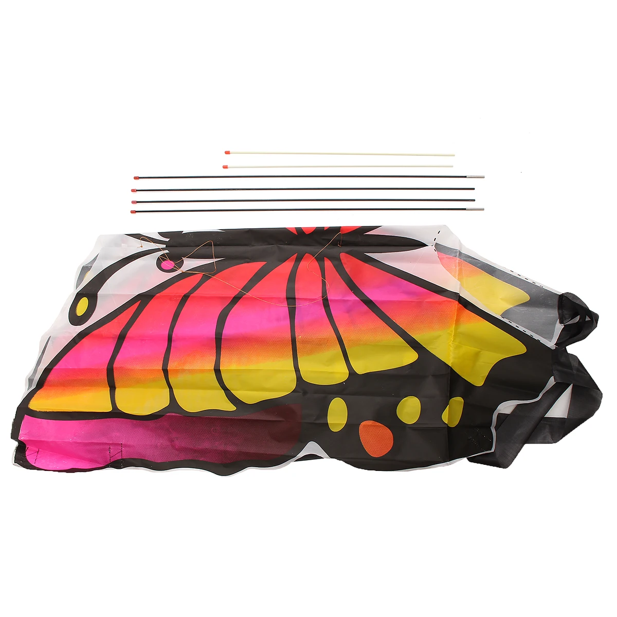 LBLA 1Pc Outdoor Butterfly Foldable Children Kite Easy To Fly Chemical Fiber Cloth Red Blue Gift Funny Sport Playing Toys