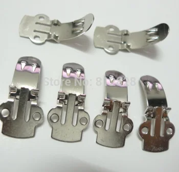 

500pcs 28mm Lengh 15mm Wide Shoe Clips Blank Nickle FREE