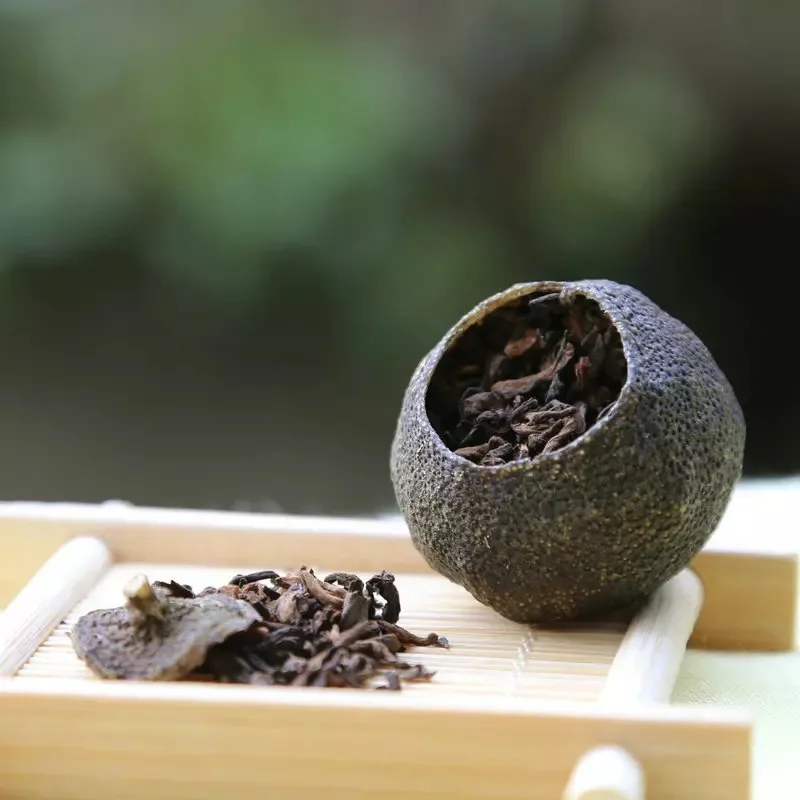 

5/10pc Natural Plant Tea Bag Tangerine Peel Pu'er Tea Bag DIY Chinese Qinggan Pu'er Tea Peel Green Mandarin Dark Teabags