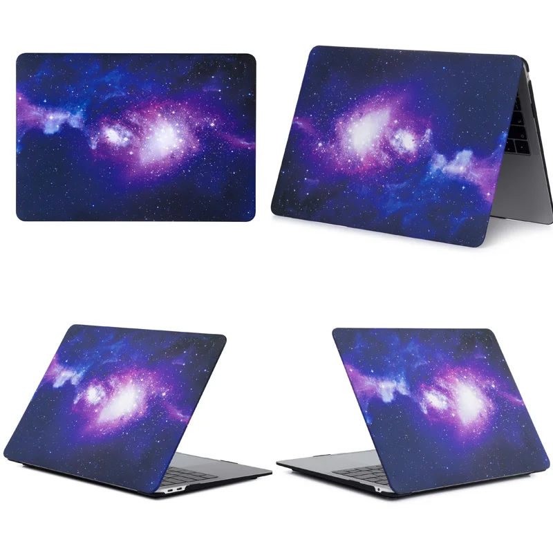 Painted Coque for Macbook New Air 13 2018 Laptop Case A1932 Clear PC Transparent Matte For Macbook Air 13 2018 A1932 Case Hard   (8)