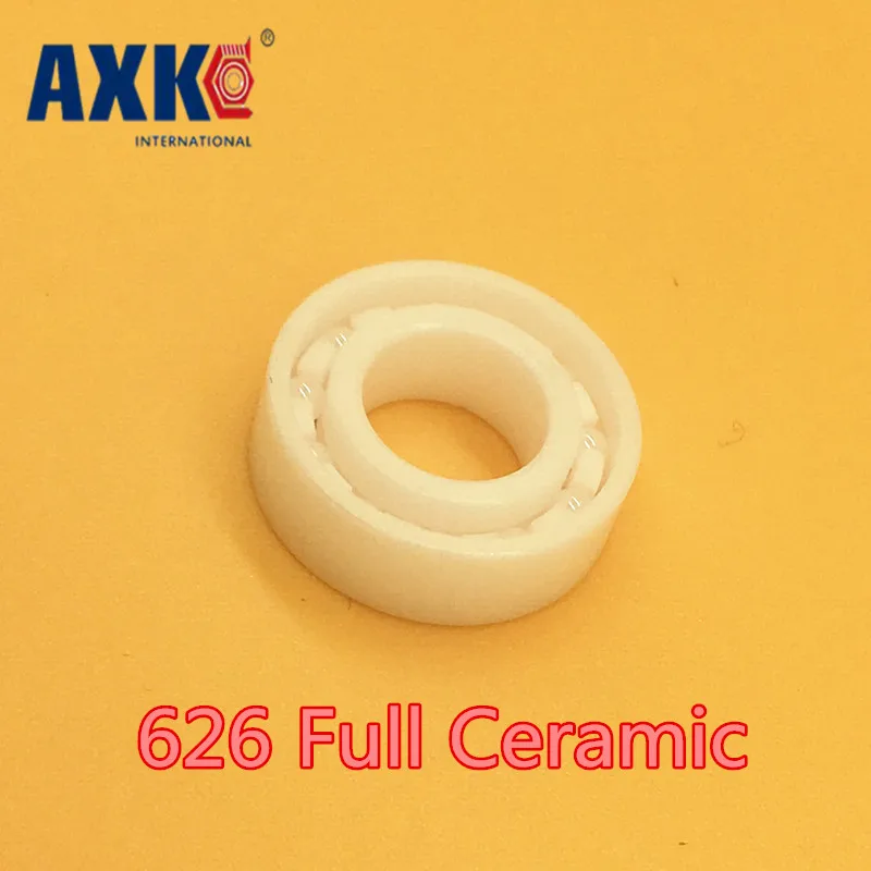 Axk 626 Полный керамический подшипник(1 шт) 6*19*6 мм Zro2 материал 626ce полностью из циркониевой керамики шарикоподшипники