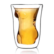 Кристально голые женские чашки стеклянная кружка для чая кофе воды посуда Водка Виски; алкогольные напитки стаканы для сока идеальный подарок на день рождения