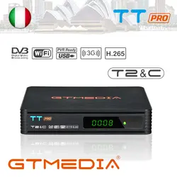 Gtmedia TTPRO спутниковый ресивер Full H.265 DVB-T/T2/кабель поддерживает Youtube Youporn usb Wifi + 1 год Cccam Клайн телеприставке PK v7