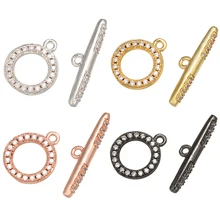 ZHUKOU 12x14 мм латунный кубический цирконий плоский кристалл крючки для женщин ручной работы ожерелье браслет ювелирные аксессуары Модель: VK76