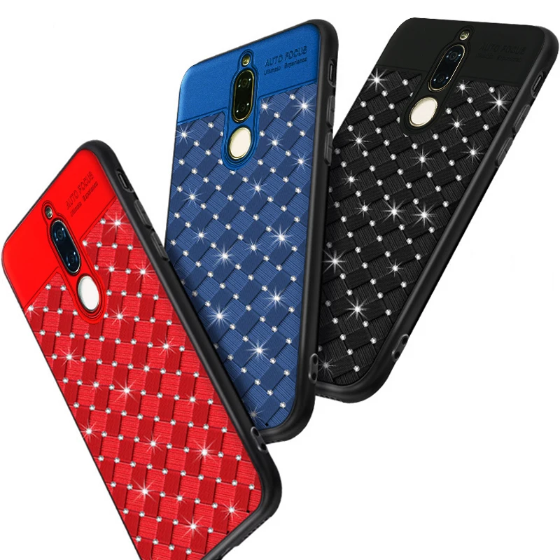 

YonLinTan glitter diamond 3D coque,cover,case For Huawei Mate 10 lite 10Lite Nova 2i on luxury back silicone Phone cases