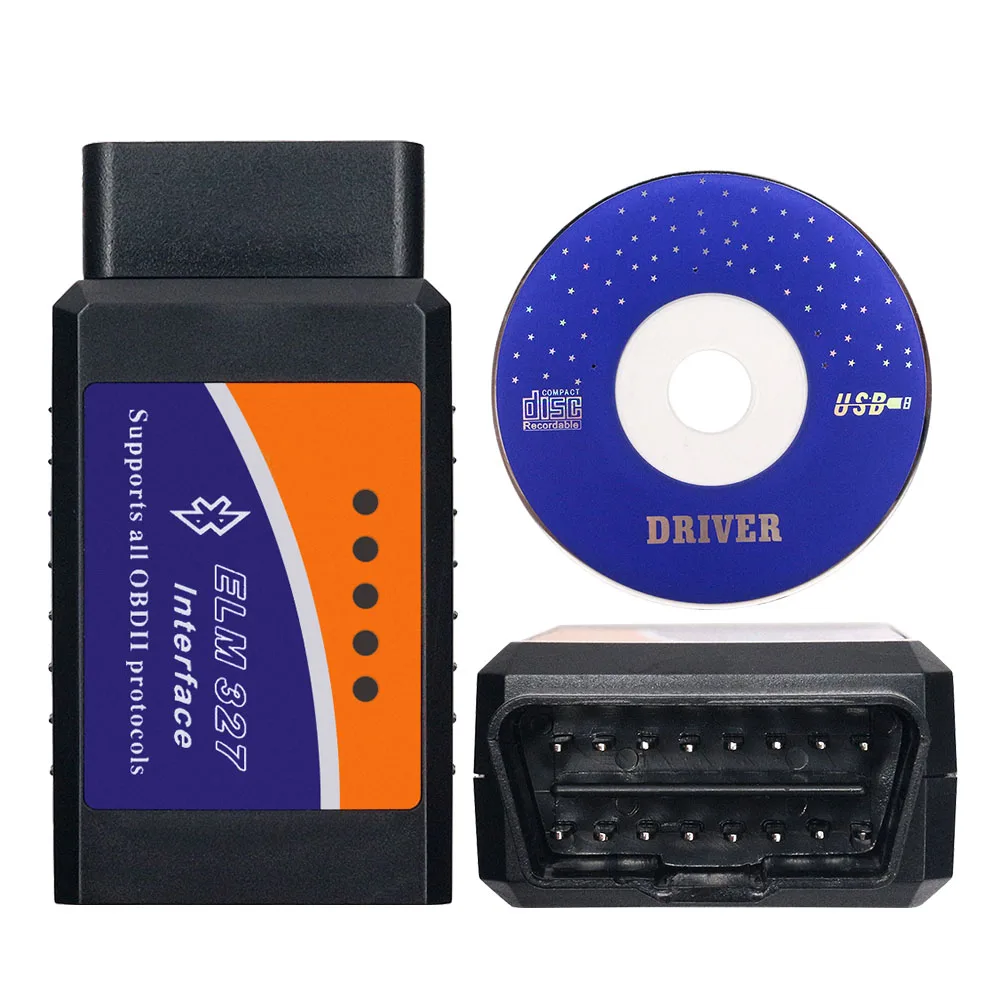 Классический ELM 327 Bluetooth адаптер 2,1 ELM327 оборудование V2.1 OBD2 сканер OBD 2 диагностический интерфейс инструмент для мультибрендовых автомобилей