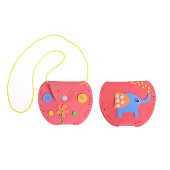 

1Pcs Kid DIY Handmade EVA Wallet Purse EVA Foam Stickers Craft Puzzle Baby Educational Early Learning Toy Random Delivery