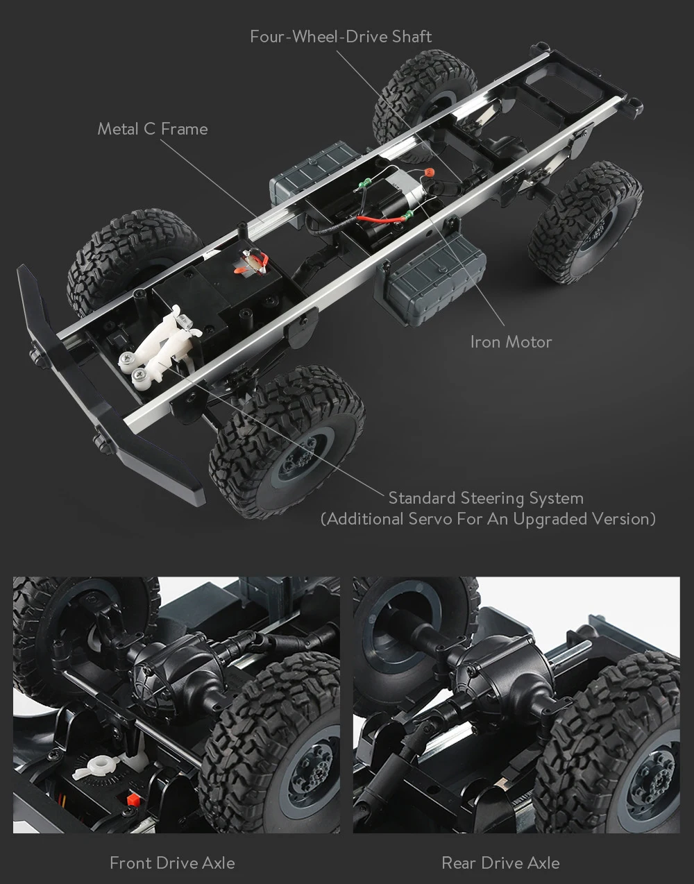 JJRC Q61/Q62/Q63/Q64/WPL B-24 1/16 пульт дистанционного управления военный грузовик внедорожный Радиоуправляемый автомобиль модель дистанционного управления альпинистский автомобиль RTR игрушка