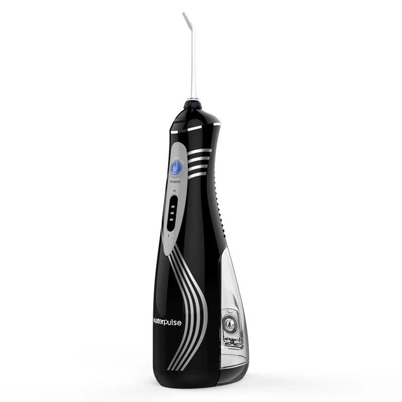 Black Dental Water Flosser Water Pick Rechargeable Oral Irrigator Water
