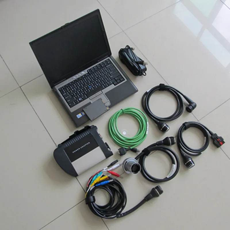  Auto diagnose laptop d630 4g laptop mit software ssd v2019.12 für mb star c4 multiplexer und kabel 
