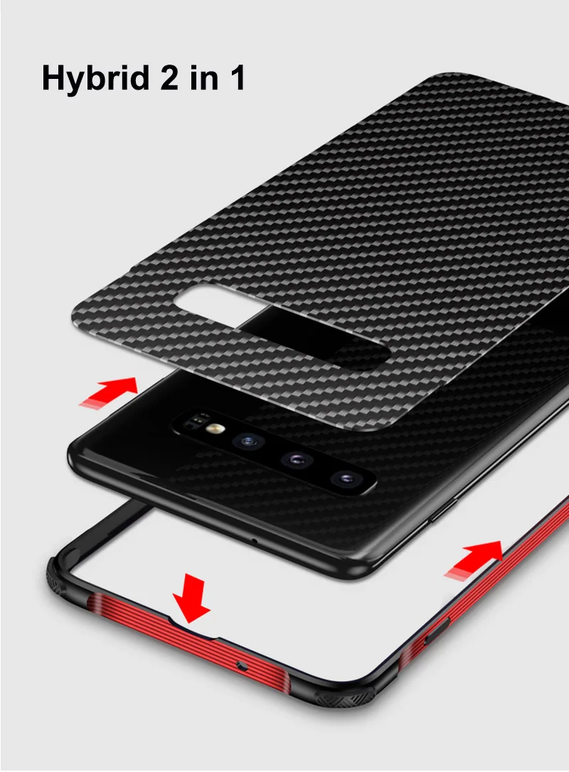 Leanonus Алюминий сплав чехол для samsung Galaxy S10 плюс металлический бампер+ PC задняя крышка для samsung S10 плюс S10+ Coque САППУ