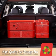 Car Trunk Storage Box Auto Accessories Car Organizer Trunk Collapsible Storage Cargo Container Bags Box Car Stowing Tidying car trunk storage bag trunk organizer box toy food pocket container protector vehicle stowing tidying auto accessories