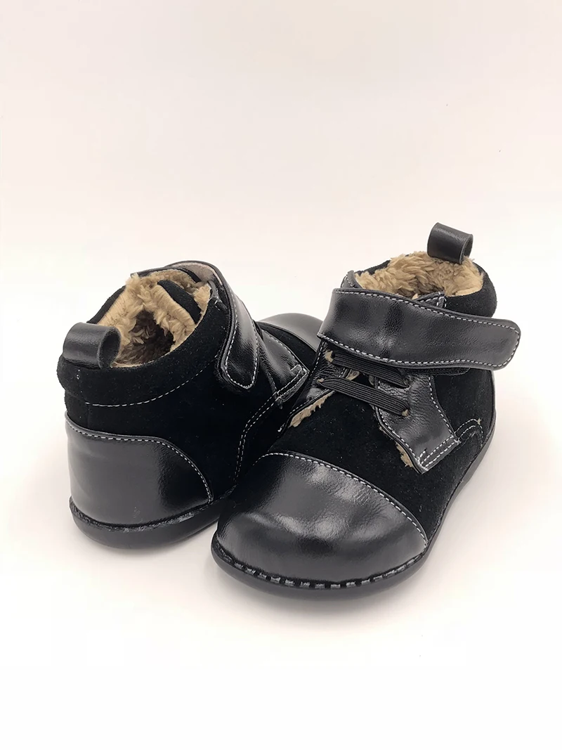 TipsieToes Brand High Quality Leather Stitching Kids Children Soft Boots School Shoes For Boys 2014 Autumn Winter 21403