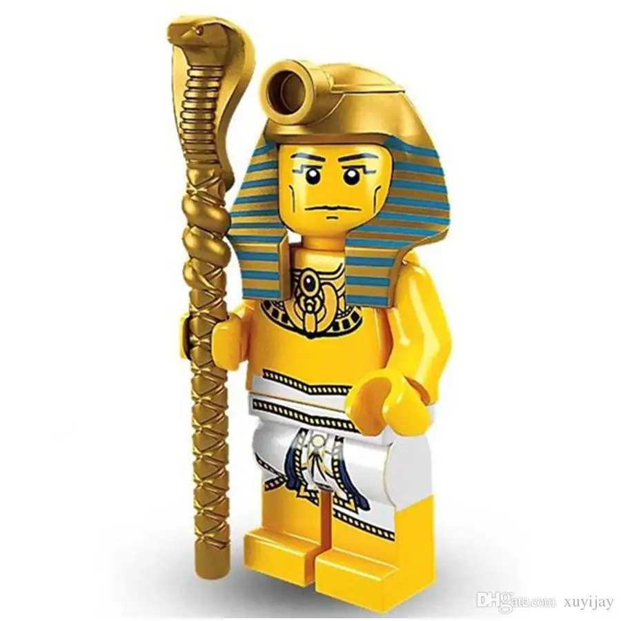 

SingleSale SERIES2 No.16 Figures Atlantis The Pharaoh with Staff SUPER HEROES Minifig MODEL Building Blocks Bricks Kids Toy Gift