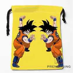 Пользовательские Dragon Ball мешки Drawstring печати для хранения мода путешествия мини-сумка Плавание Пеший Туризм игрушки мешок Размеры 18x22 см #171203