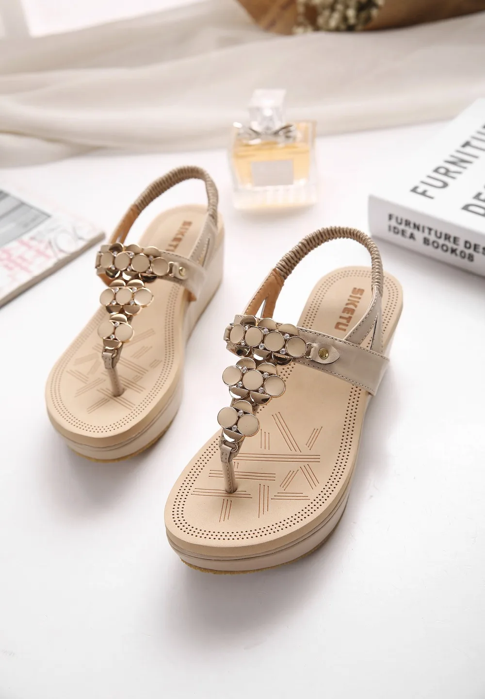 Summer Comfortable Sandals Women Platform Sandals Fashion Flip Flops Shoes Woman Sandals 35-40 SIKETU Brand