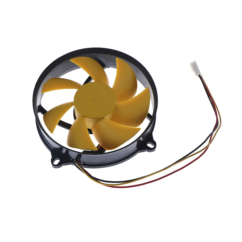 12 V 3PIN جولة التبريد مروحة كتم الأصفر شفرة وحدة المعالجة المركزية برودة PC إنتل ل AMD CPU تبريد تبريد غرفة تبريد الحرارة بالوعة مروحة 95*25 مللي متر 12 V 3PIN جولة التبريد مروحة كتم الأصفر شفرة وحدة المعالجة المركزية برودة PC إنتل ل AMD CPU تبريد تبريد غرفة تبريد الحرارة بالوعة مروحة 95*25 مللي متر