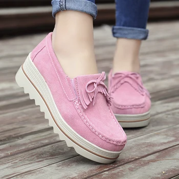 

2019 spring casual peas shoes soft bottom anti-skid muffin bottom one pedal lazy thick-soled women's shoes