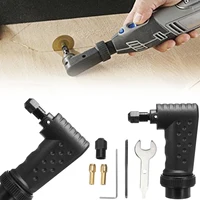 זווית ישרה Attachment ממיר זווית ישרה במשך Dremel כלי אביזרים רוטרי כלים מתאימים מקורי 4000 3000 8200 275 חשמלי מטחנות קיט (1)