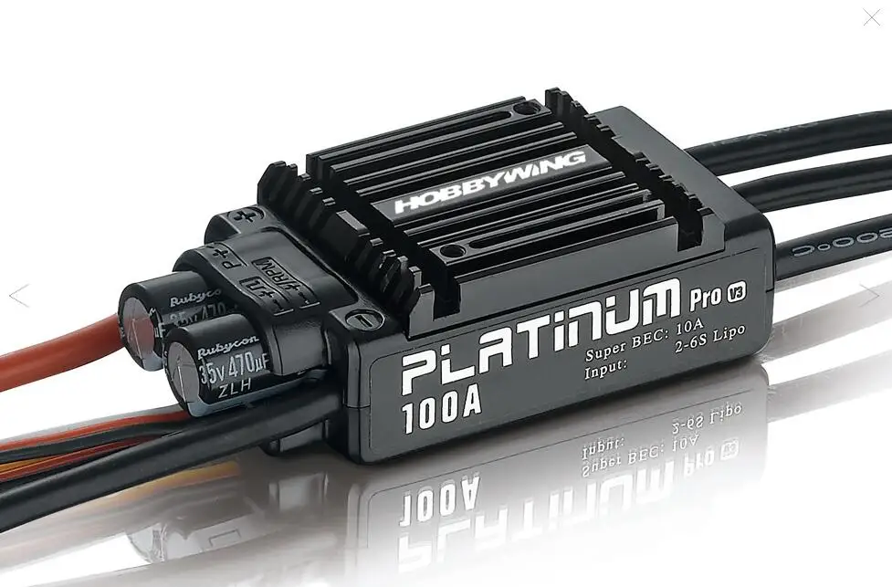 Original Hobbywing Platinum 100A V3 High Performance ESC for Align TREX