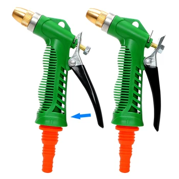 

Durable Adjustable Pressure Water Gun Car Styling Copper Washer Gun Nozzle Garden Tools Household Garden Car Wash Water Gun