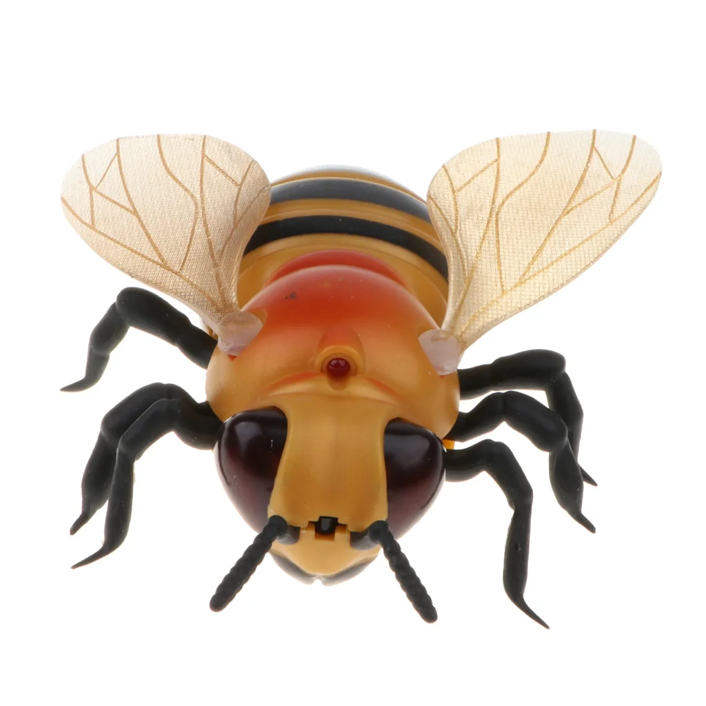 Infrared Remote Control Realistic Fake Bee RC Reptile Insects Prank Toy Practical Joke Scary Trick - Party Christmas & Halloween