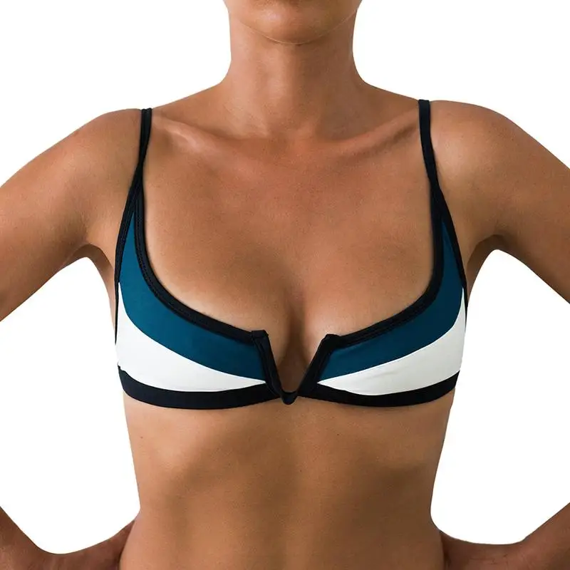 

Sexy Women Cute Girl Set Push UpU Ultrathin Padded Bandage Bikini Top Swimwear Swimsuit Solid Beachwear Only Top Also A Bra