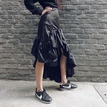 SONDR летняя юбка женская тонкая темпераментная тонкая нестандартная Женская юбка рыбий хвост в высокой талии в длинных ягодицах