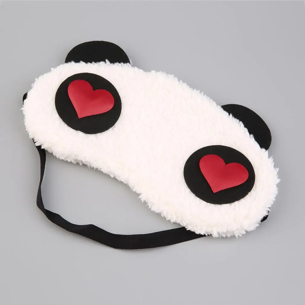 Cute Panda Animal Eye Mask Plush Shadings Eye Cover Travel Rest Sleep Mask Men And Women Cartoon Blindfold Protect Eyeshade