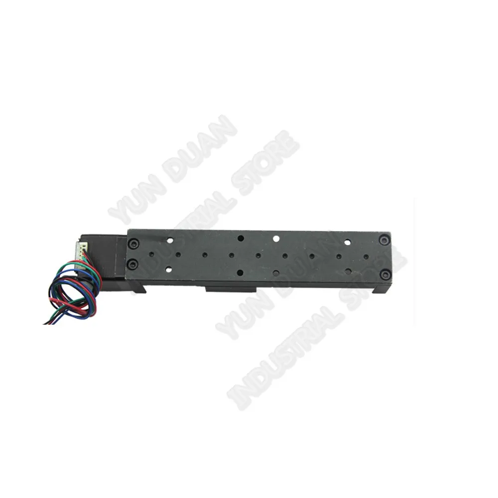 100MM Stroke T-type Screw Sliding Table Rail Linear Stage Transport Ball Screw Guide Platform& NEMA11 28MM Stepper Motor Kits