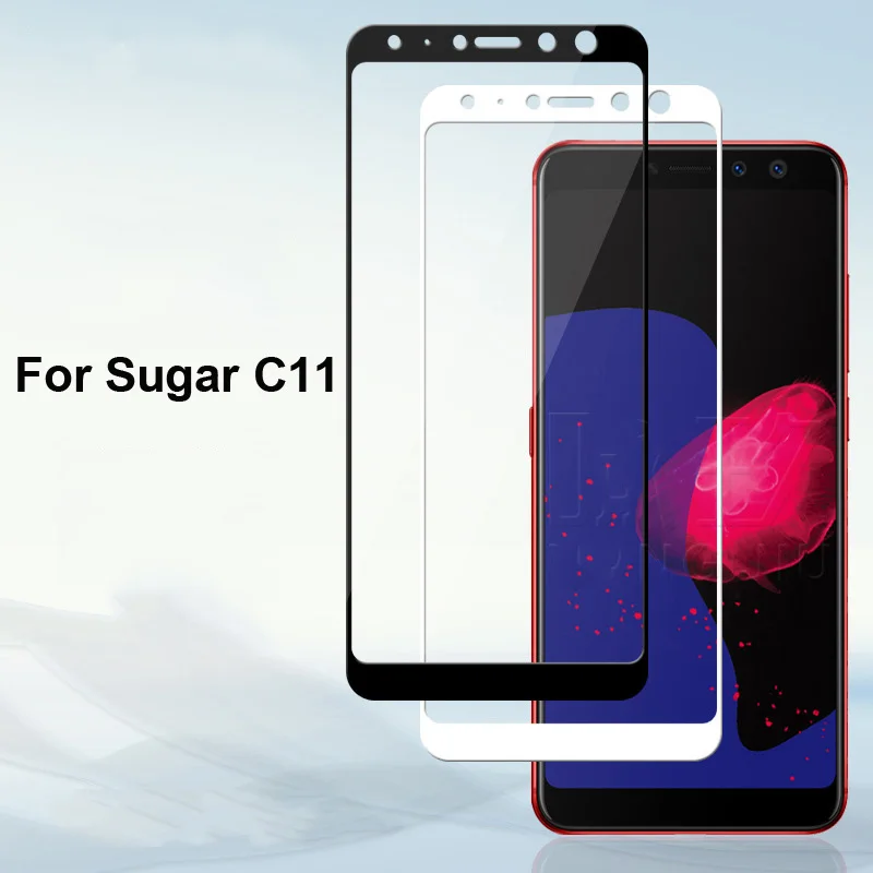 Высококачественное взрывозащищенное Закаленное стекло для Sugar C11 полное