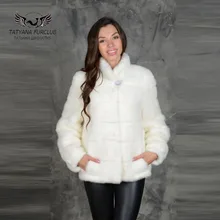 TopFur Роскошные норки пальто со стоячим воротником, новая мода реальную стоимость норковая шуба, Женская куртка с мехом, пальто из натурального меха, Для женщин норковая шуба