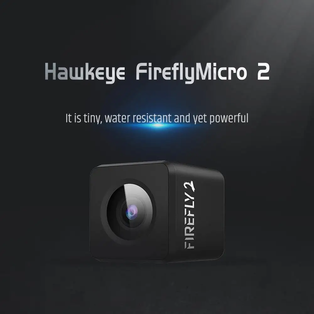 Firefly Micro Cam 2 160 градусов 2,5 K HD Запись FPV Экшн-камера Встроенный аккумулятор низкая задержка для Радиоуправляемый Дрон, автомобиль, самолет